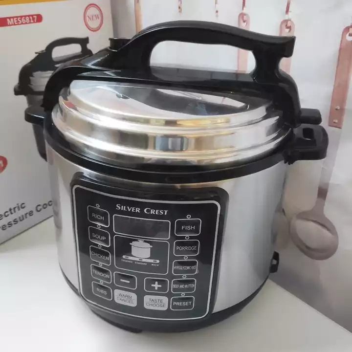 Commercial multi function silver crest rice cooker stainless steel smart electric pressure cookers