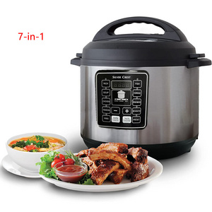 Commercial multi function silver crest rice cooker stainless steel smart electric pressure cookers