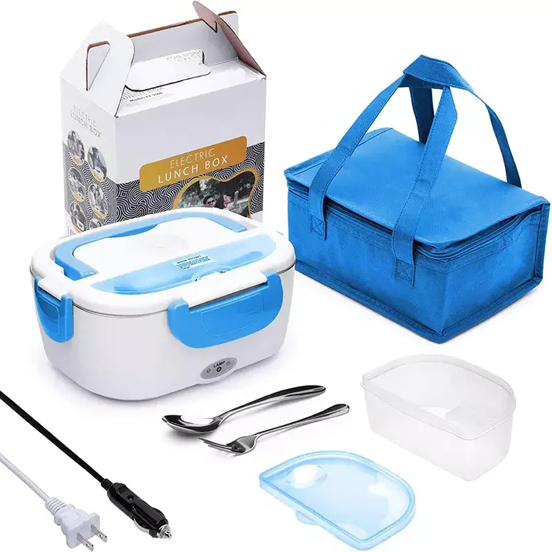 3 In 1 Portable Thermal Lunchbox Hot Food Warmer Self Heated Electric Lunch Box