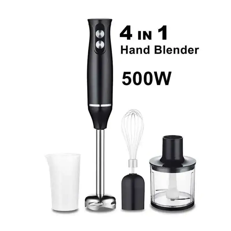 electric portable cordless handheld immersion blender stick blender set