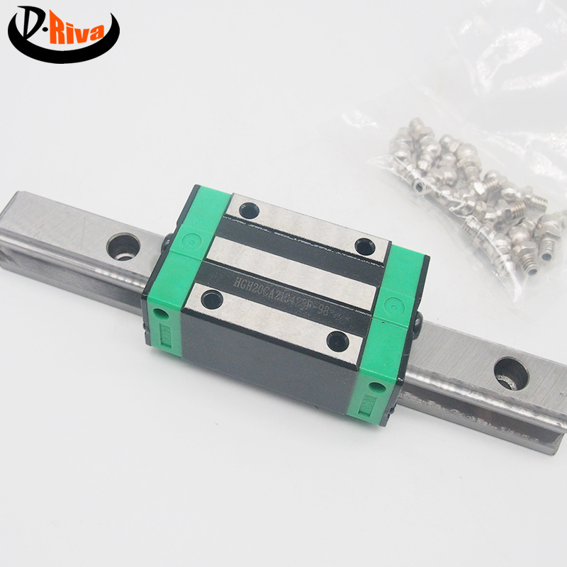 Hiwin Bearing Hgh15 Hgh20 2000mm Guideway Block Precision Cnc Machine 25mm Heavy Duty Linear Guide Rail