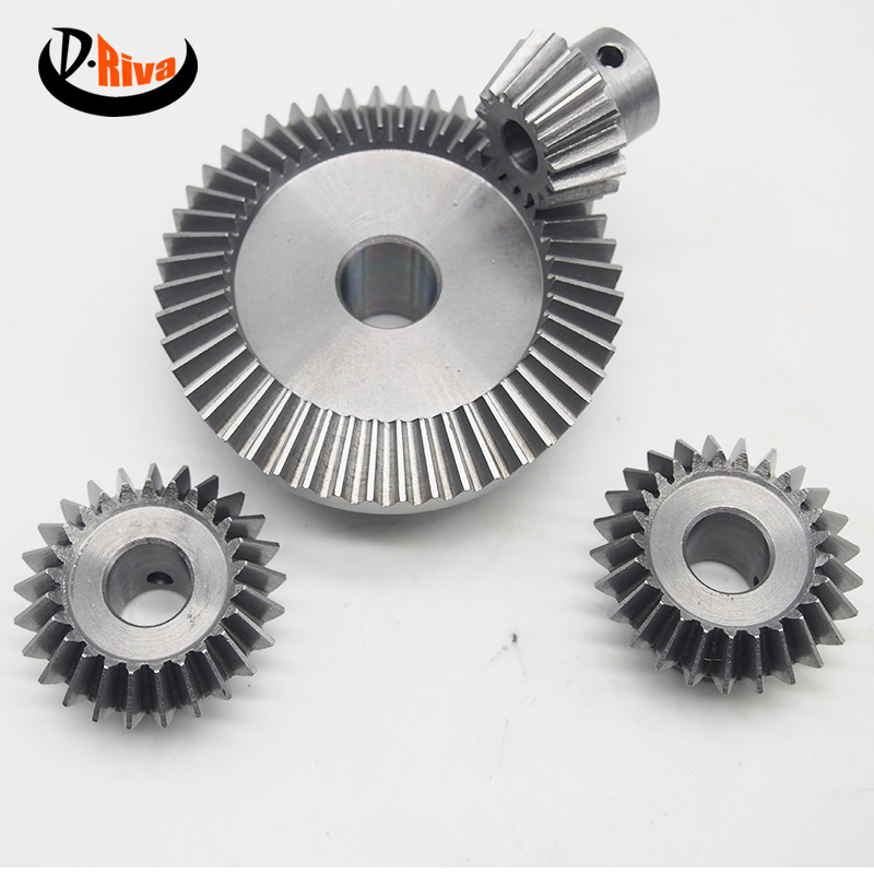 Double Layer Bevel Gearsbevel Gear Tungsten Steel Alloy PM Parts Crown 12t Teeth 08m Metal Gear for Automotive Use