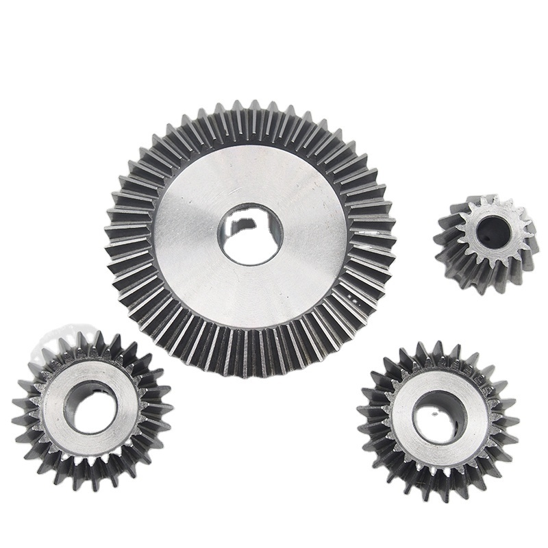 1/1.5/2/2.5/3/4/5 module bevel gear 15-30 tooth carbon steel spiral bevel gears set mechanical power transmission gear