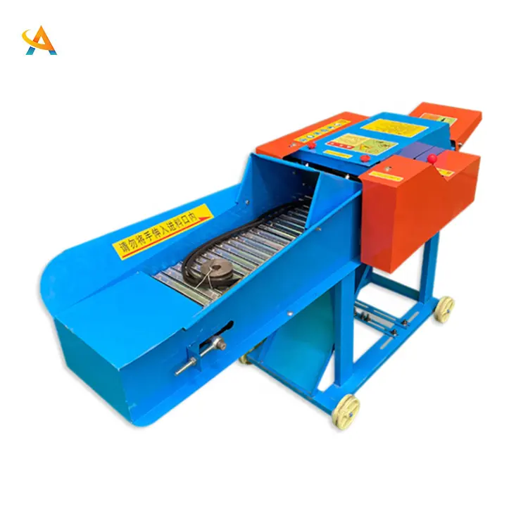 Alfalfa Grass Chopping Machine Dry and Wet Grass Cutting Crushing Machine Animal Feed Silage Corn Stalks Chopper