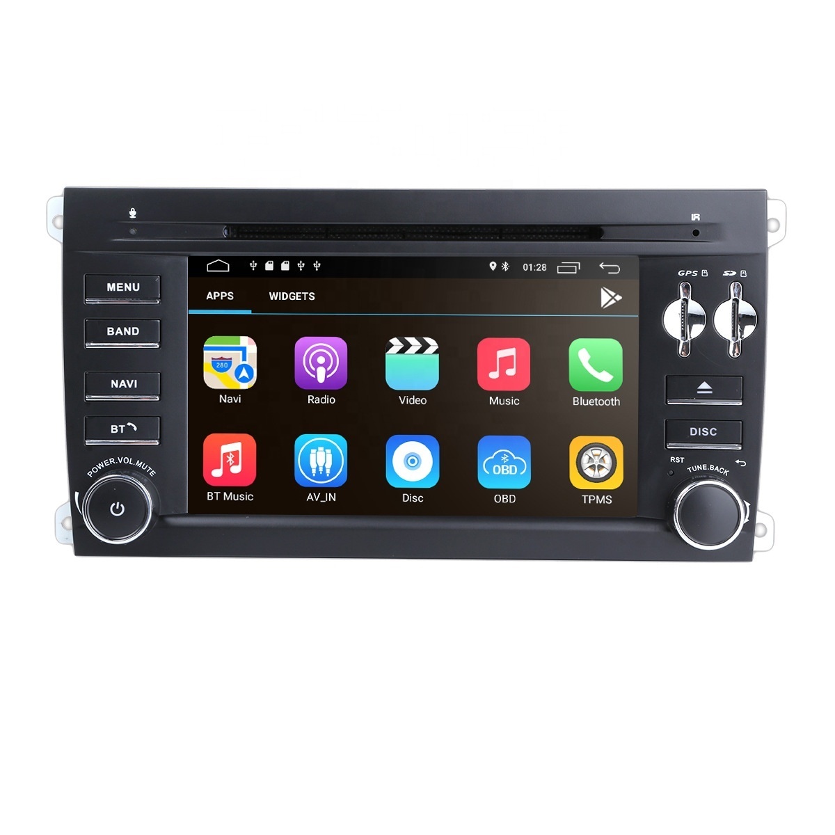 7 Inch 2Din 1080P IPS Touch Screen Car DVD Player With GPS Navigation Fit For Porsche Cayenne