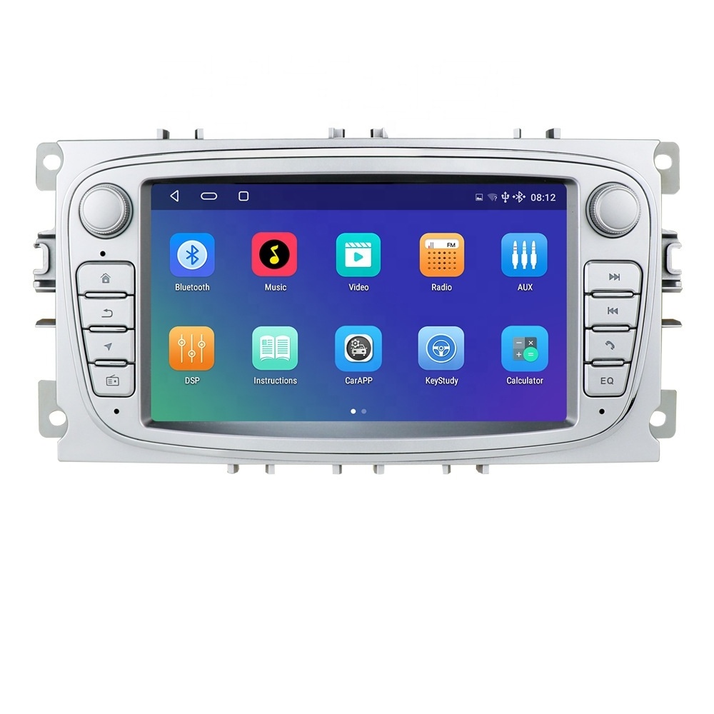 7 Inch 1080P Touch Screen Car Stereo Multimedia Video Player With GPS Navigation & Radio For Ford Focus