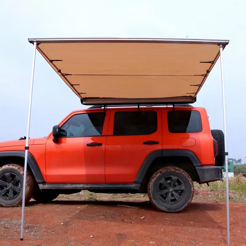 Wholesale Vehicle Awning Pull-Out Retractable Awning Rooftop Waterproof UV50+ Car Side Awning