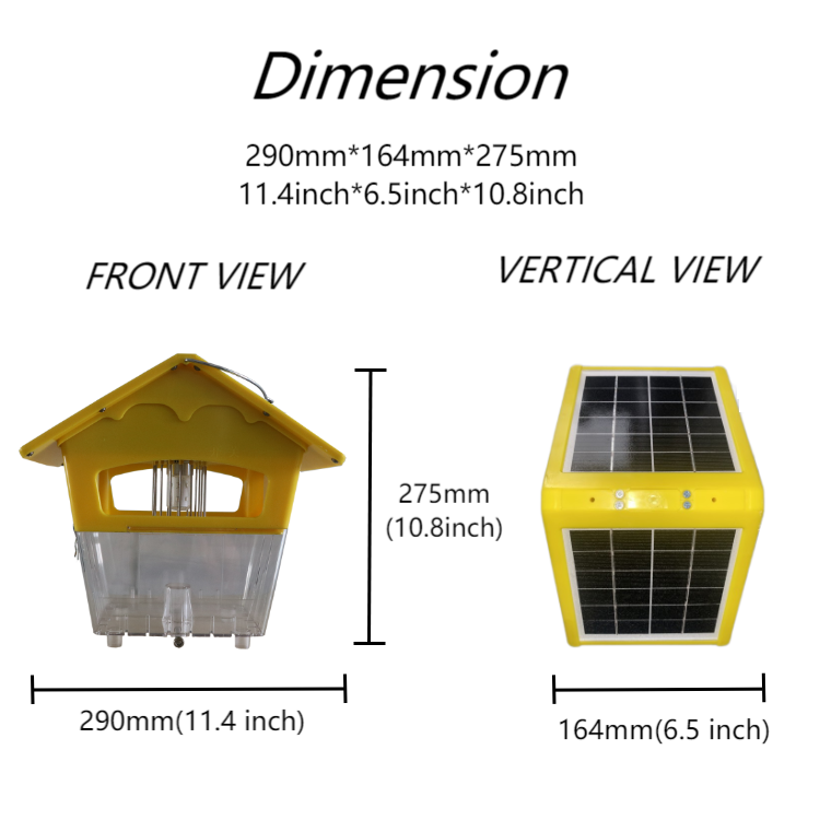 Attracting-Price Electric Agricultural Pest Catcher UV Light Trapping Fly Insect Solar Bugs Killer Lamp