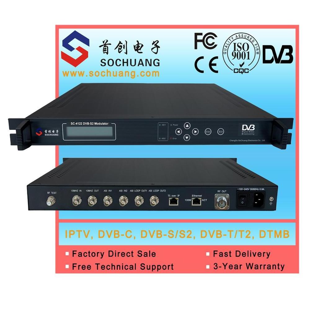 8qpsk dvb s2 modulator for mmds mvds muds wireless digital tv system (ASI/IP IN,RF(F or N-head option) out)