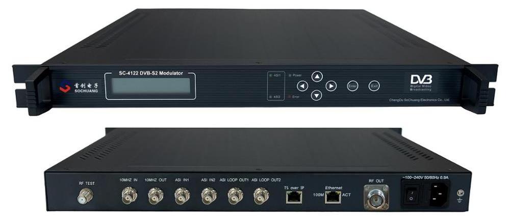 dvb s2 8psk satellite mmds modulator (ASI/IP IN,DVB-S2 RF(F or N-head option) out,)