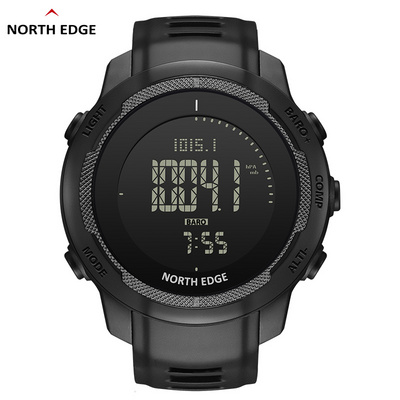 2023 New North EDGE Carbon Fiber Outdoor Watch with Guide Altimeter 50M Waterproof Tactical Sports Smart Watch VERTICO