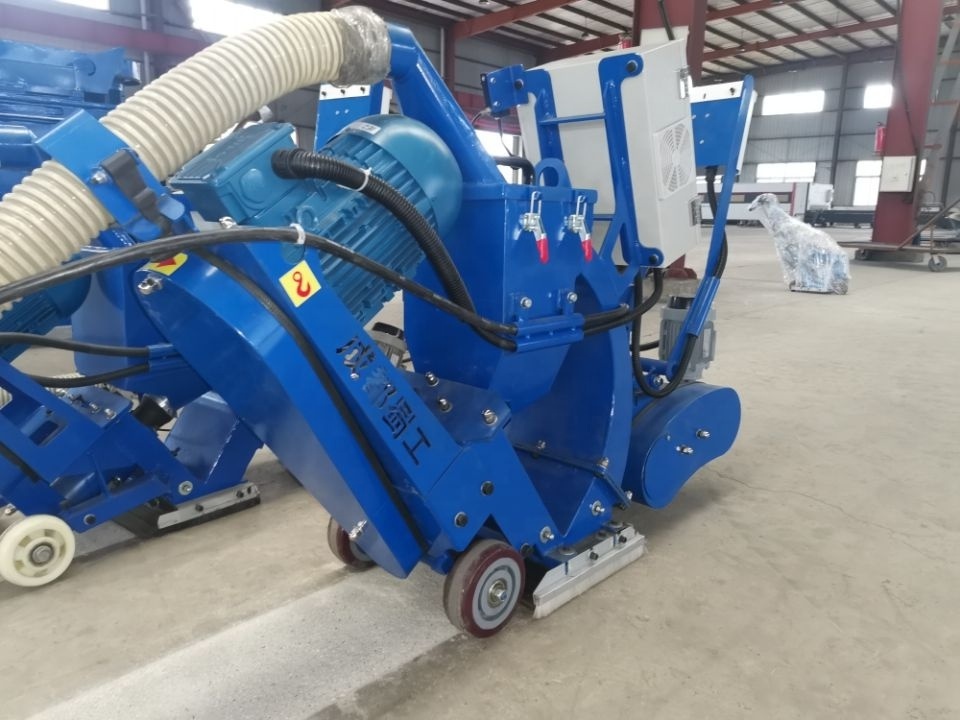 2 year warranty CE /ISO approved manufacturer customized 220v/440v walk behind shot blasting machine  concrete paver shot blast