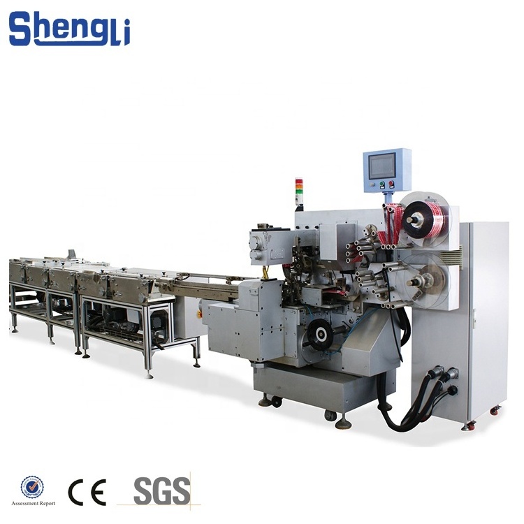 Automatic high speed 300 ppm horizontal double twist candy wrapping machine