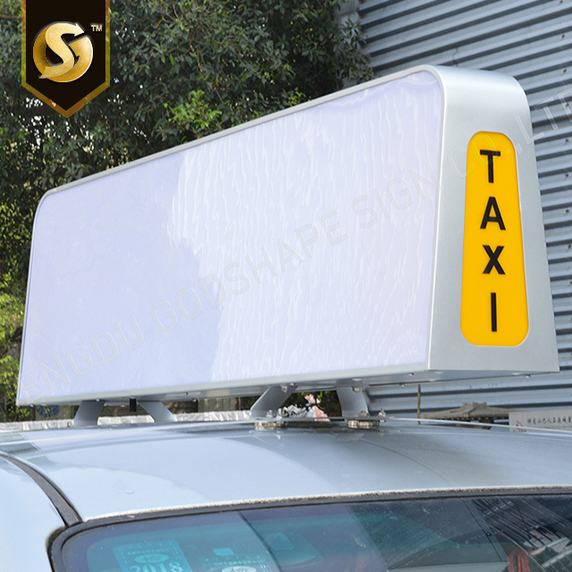 Advertising Board Car Taxi Roof Top Big Light Box Acrylic Sign Car Light Box