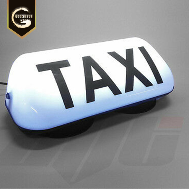 Advertising Custom Taxi Top Light Box Roof Display Magnet Taxi Sign Roof Top