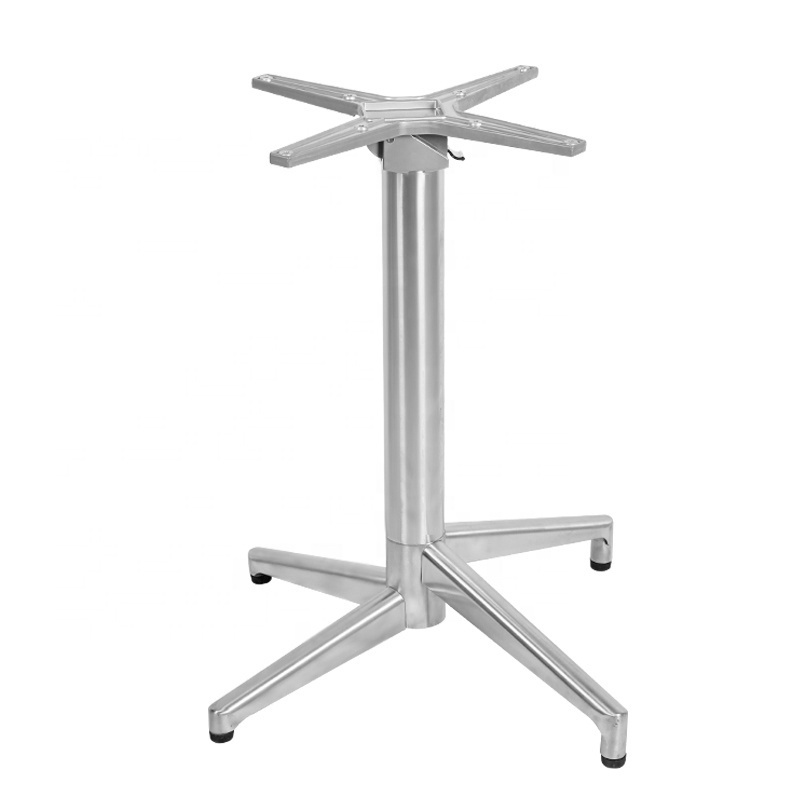 Chuangdi table base 304 stainless steel folding table leg for marble table