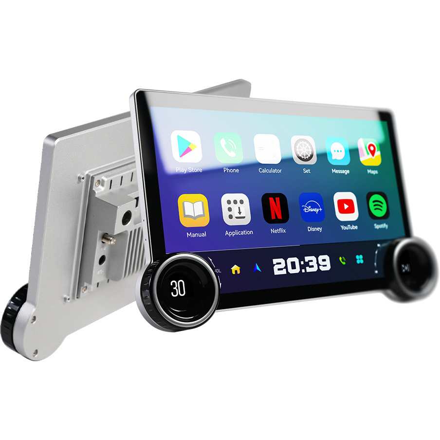 11.8 Inch 2k Qled Touch Screen Car Stereo 10 Core Carplay And Android Auto Car Dvd Player 48 DSP 5G Wifi Android Car Radio