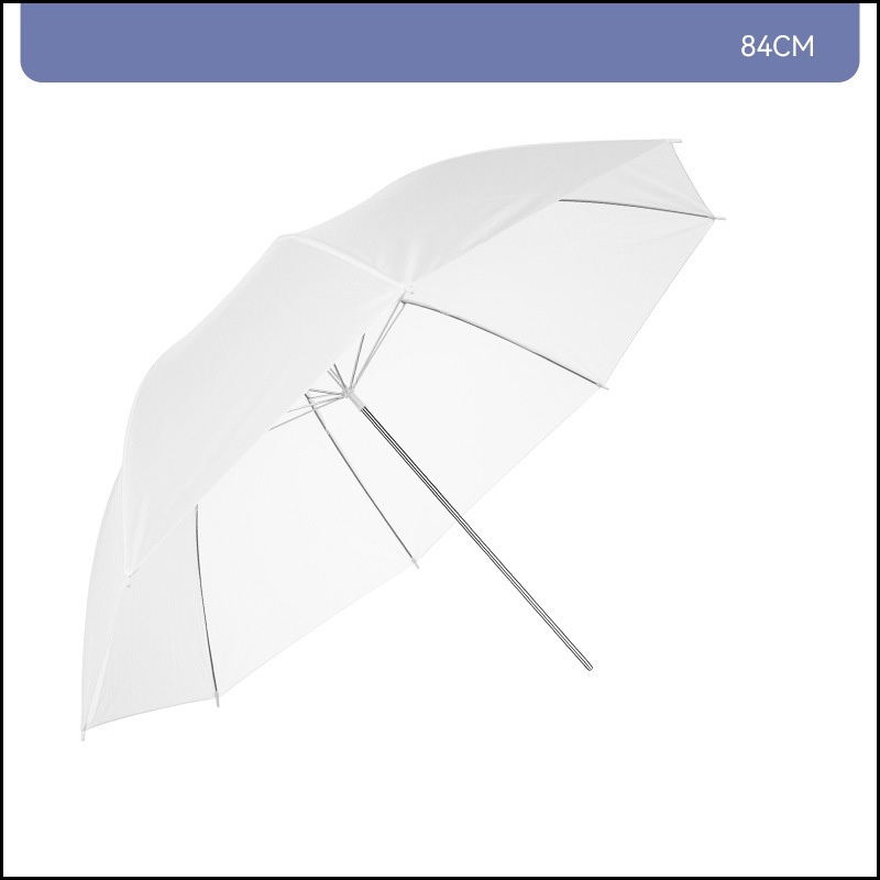 Professional 84cm 33 Inch White Light Reflective Flash Umbrella Translucent for Photography Studio Accessories