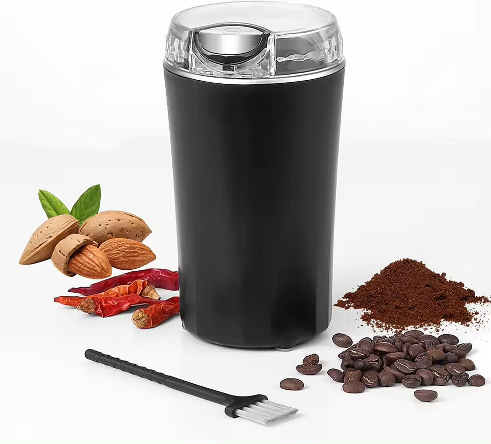 Support Customization Coffee and Medicine Mill Small Household Electric Powder Grinder with 8 Blades for Chinese Cooking Blender