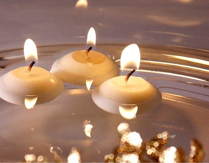 Hot sale home decor thanksgiving SPA Wedding 2 inches luxury tapered floating scented candles