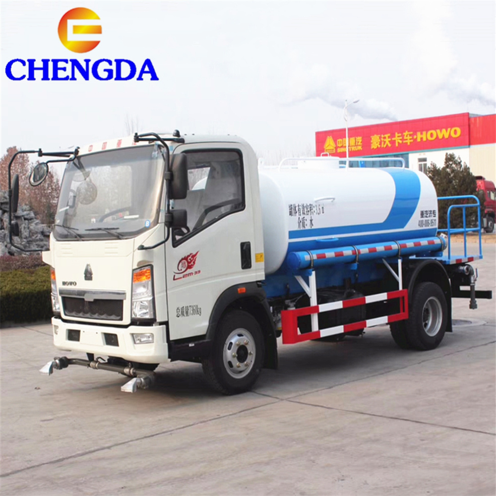 4x2 5000L Prices Howo Water Tank Tankers Truck For Sale