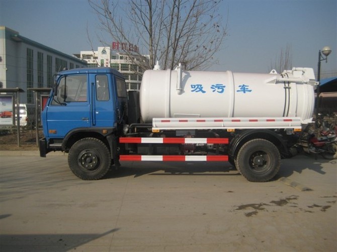 combi suction 4*2 8m3 sewage sucker suction truck For Sale