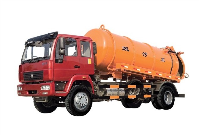 combi suction 4*2 8m3 sewage sucker suction truck For Sale