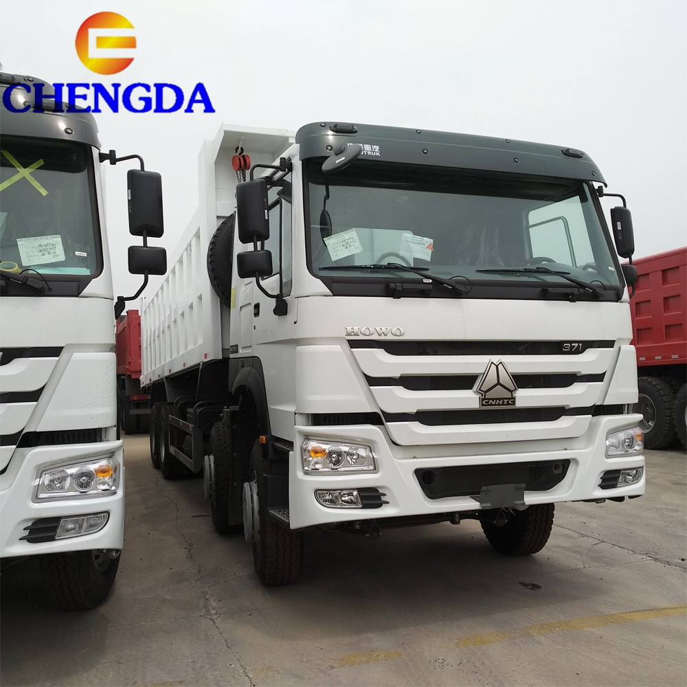 Widely Used Sinotruk HOWO 8x4 12wheel 371hp 50 ton dump truck sale in Africa