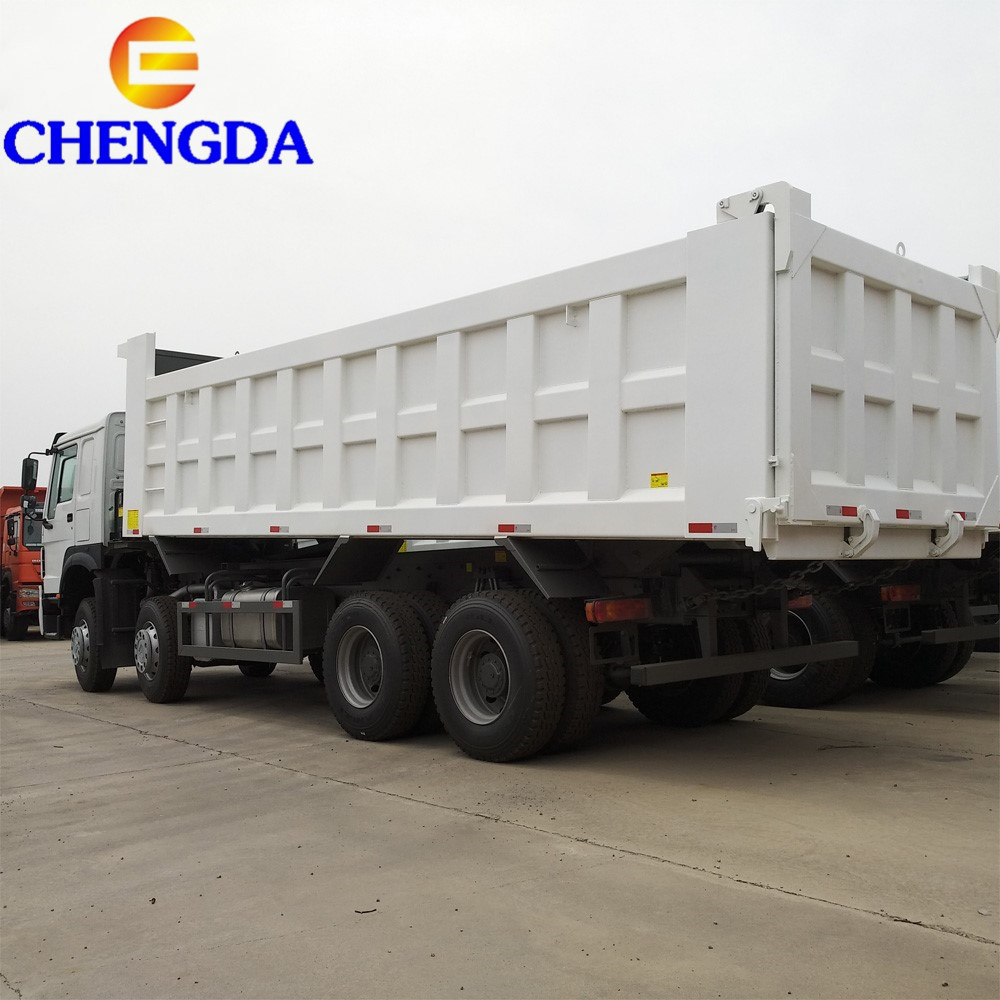 Widely Used Sinotruk HOWO 8x4 12wheel 371hp 50 ton dump truck sale in Africa