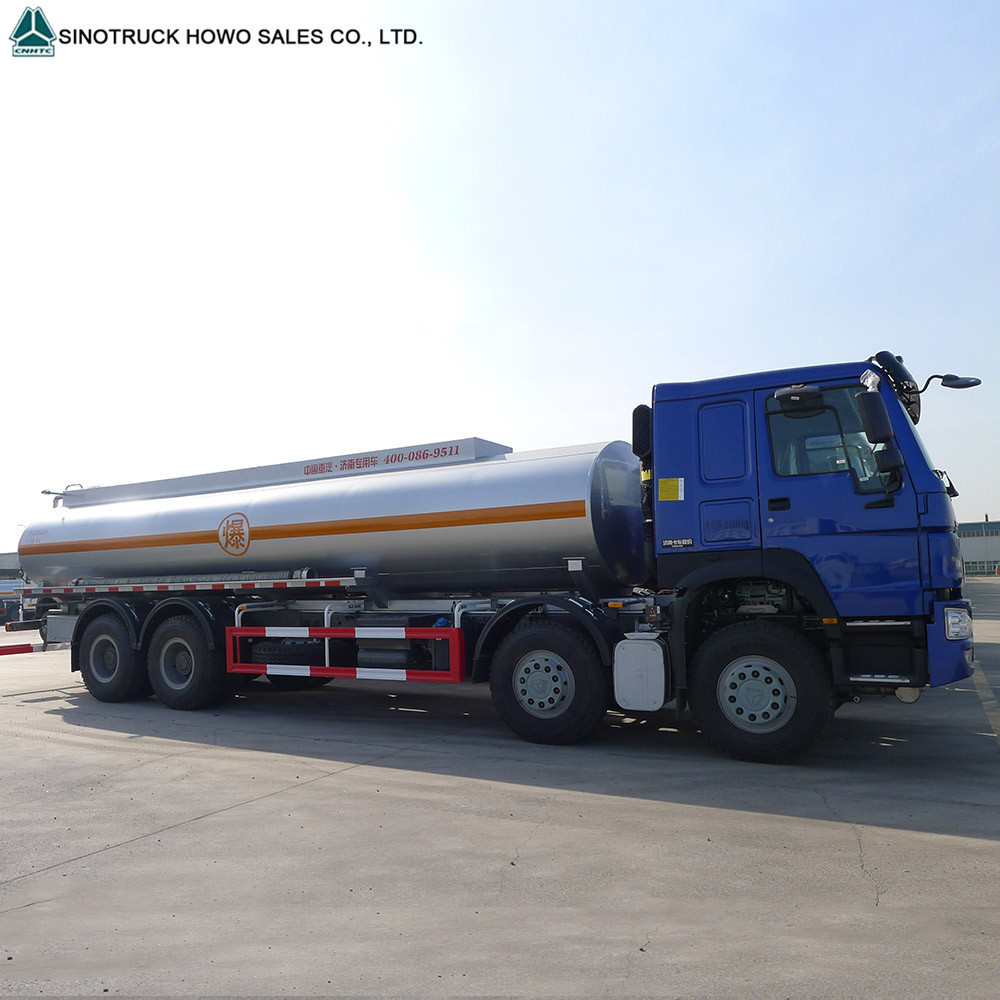 Howo 12 Wheeler Trucks Capacity Fuel Tank Truck 8*4 22000 liters Oil Tanker Truck for sale