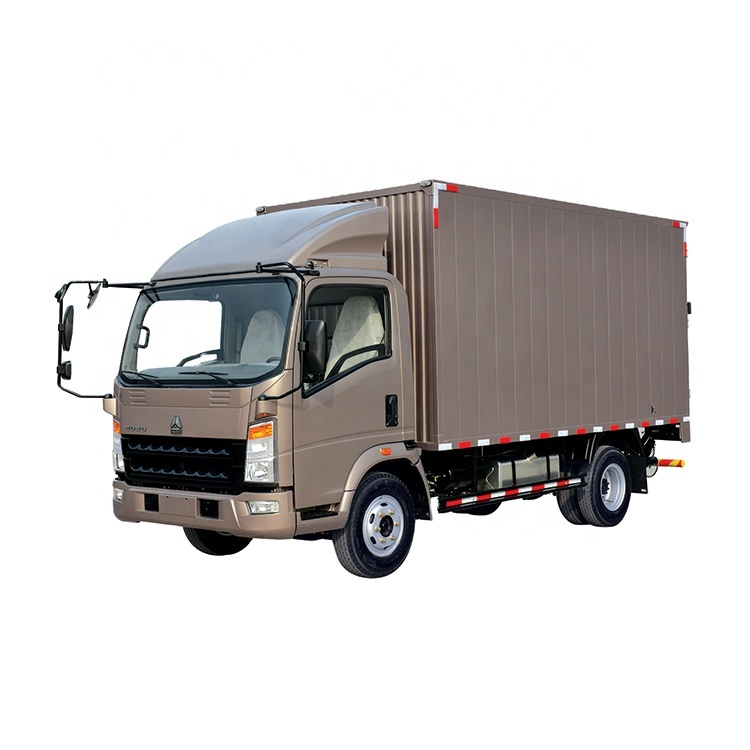 10Ton 15 Ton Used Small Van Trucks 30Ton Secondhand HoWo Box Cargo Trucks for Africa Market