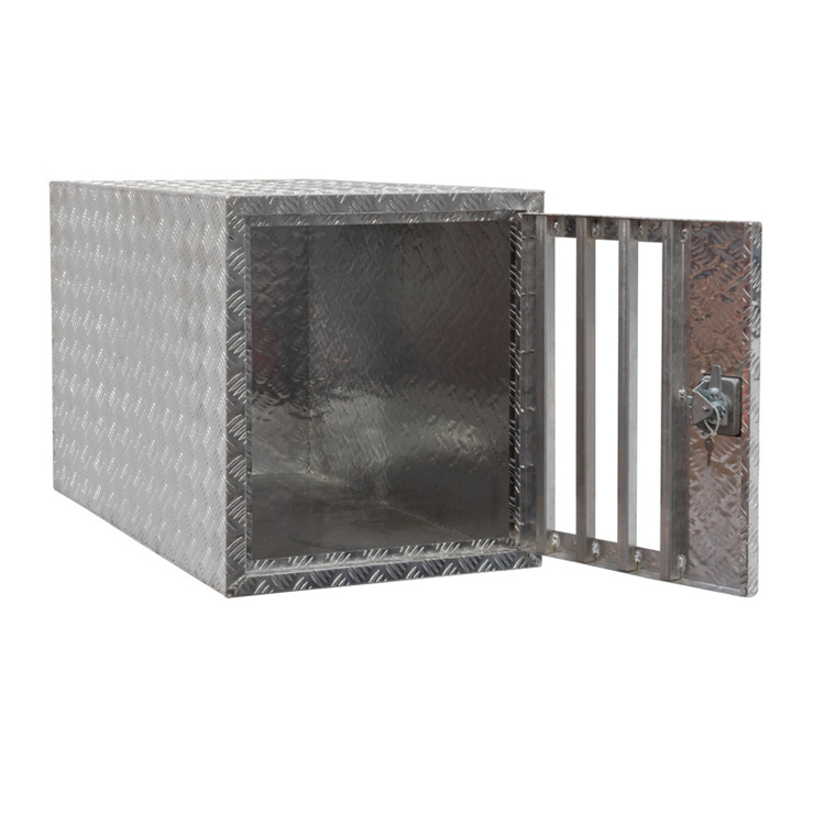 Large Single Aluminum Dog Kennel Box For Truck