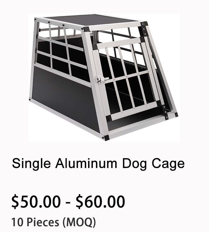 TYXD Heavy Duty Dog Cage Metal Kennel and Crate for Medium and Large Dogs, Pet Playpen with Four Wheels