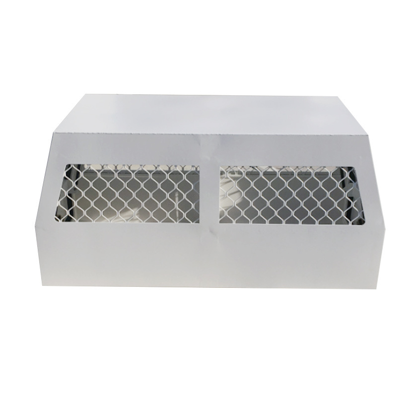 White Colour Half Fridge Steel Dog Box For UTE