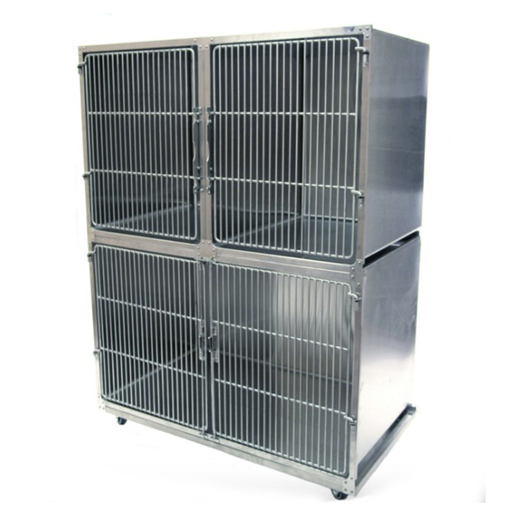 Large Hospital Vet Store 304 Stainless Steel Dog/Cat Cage