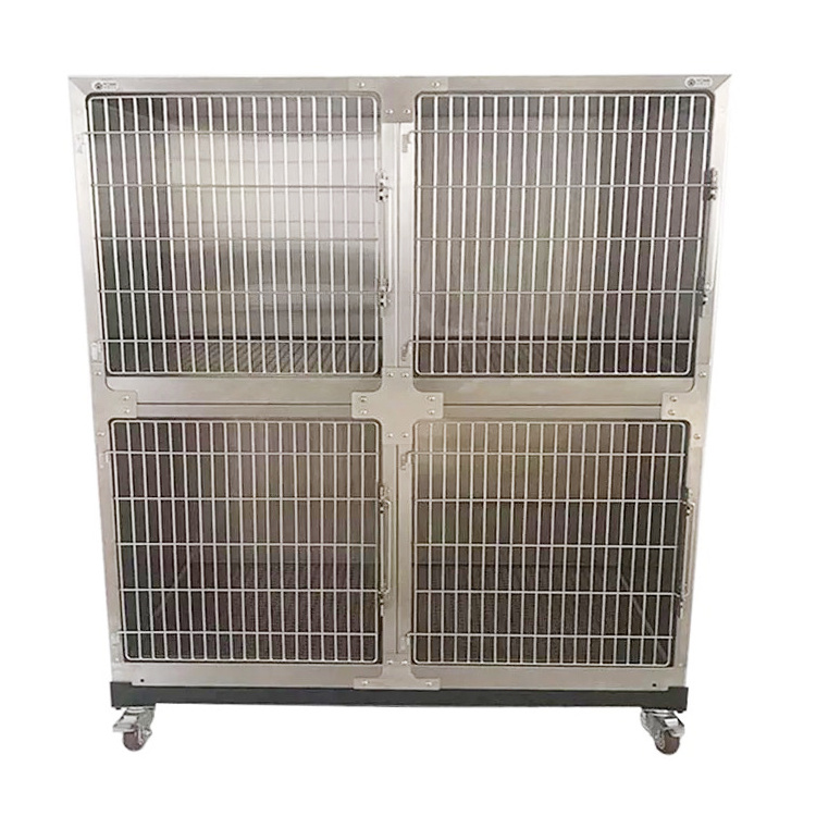 Large Hospital Vet Store 304 Stainless Steel Dog/Cat Cage