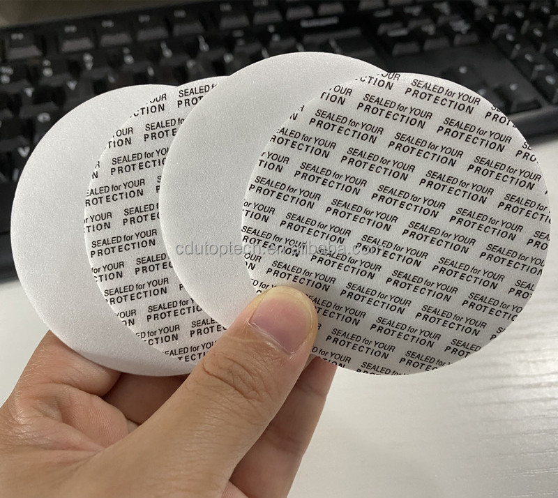 Wholesale Customized Self Adhesive Pressure Sensitive Foam Seal Liner for Pharmaceuticals, Cap Seals Lids, Cap Seals Gasket