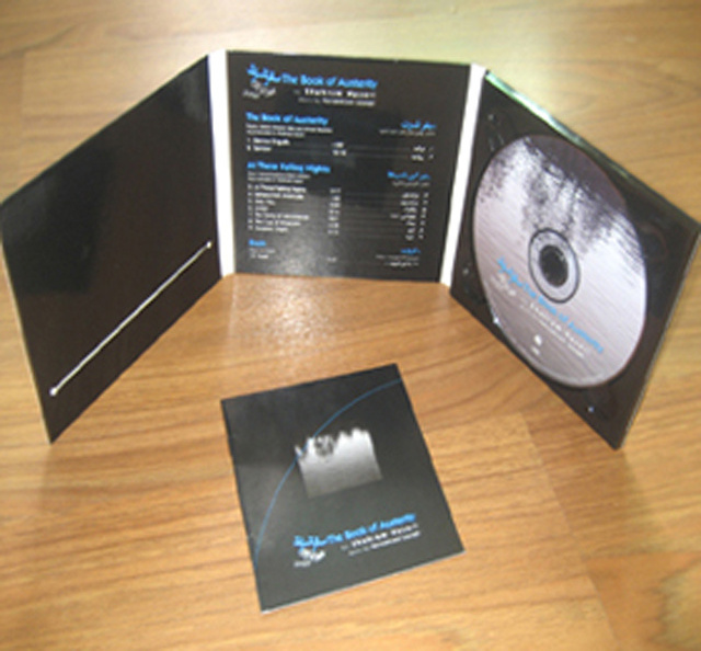 6 panel one cd digipack with cd hub clear cd try with 350g cardboard printing 4c/4c