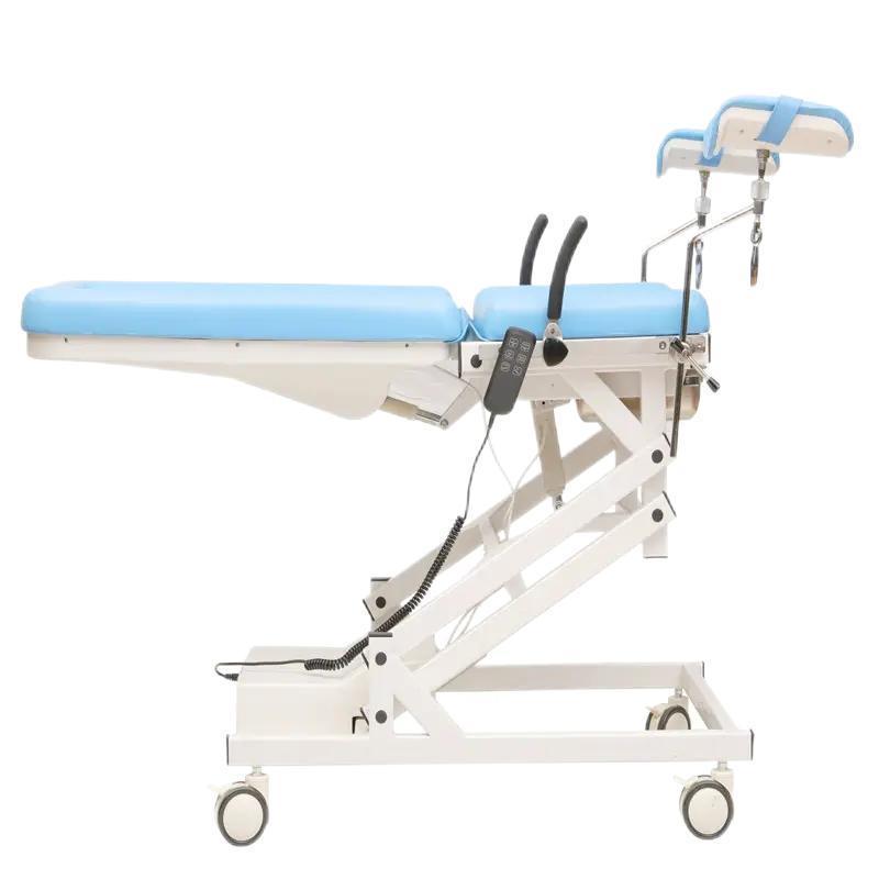 Clinic Adjustable pink Gynecological chair gyno exam bed medical table for gyno exam