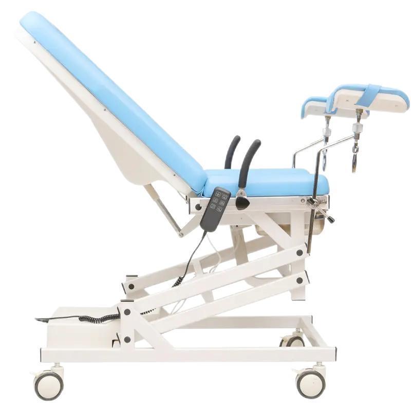 Clinic Adjustable pink Gynecological chair gyno exam bed medical table for gyno exam