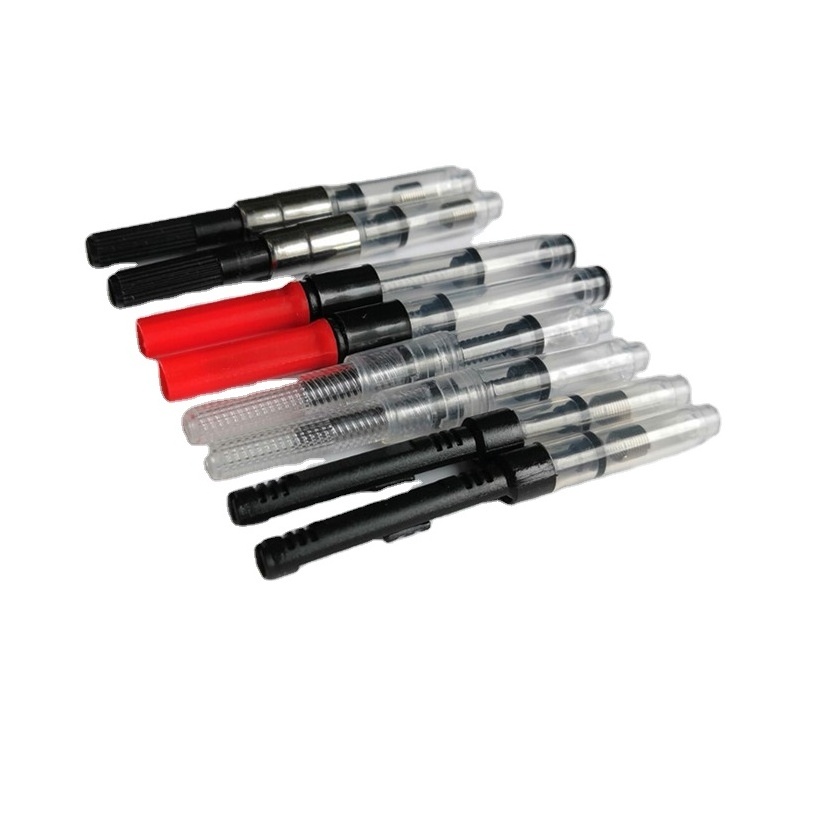 2.6 3.4 dia International Common Red Absorb Fountain pen refillable colorful ink cartridge converter