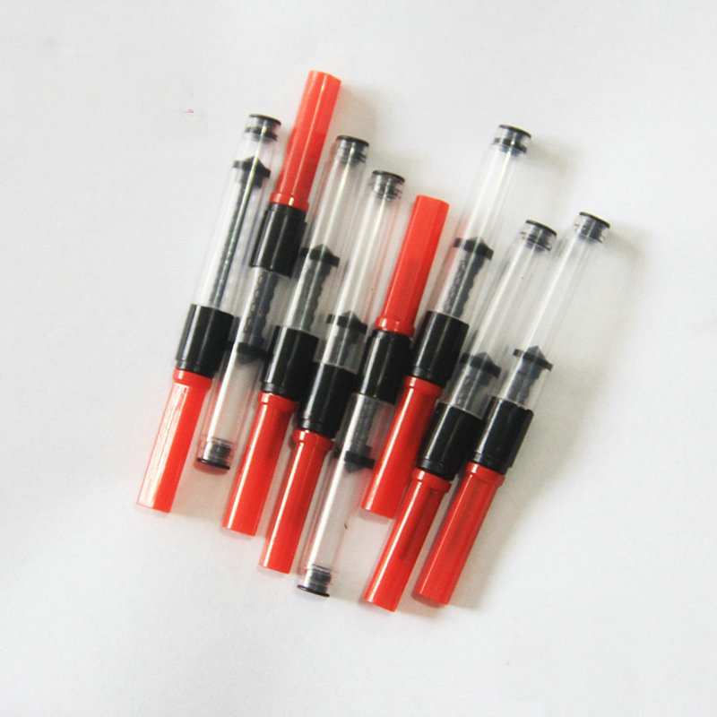 2.6 3.4 dia International Common Red Absorb Fountain pen refillable colorful ink cartridge converter