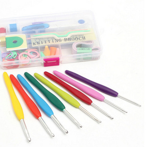 Magic Ergonomic Crochet Hooks Knitting Needles Weave Yarn Kits DIY Hand Knitting Art Tools Crochet Hook Set