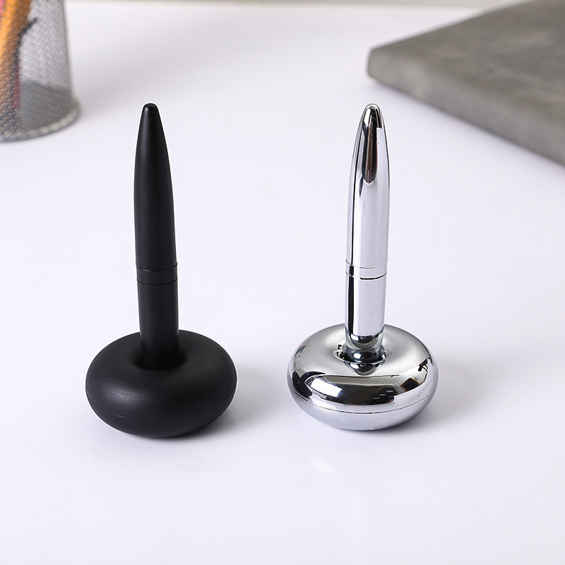 Promotional Doctor Desk Gifts Writing Magnetic Levitation Pen Stand with Magnetic Base Case Office Floating Pen