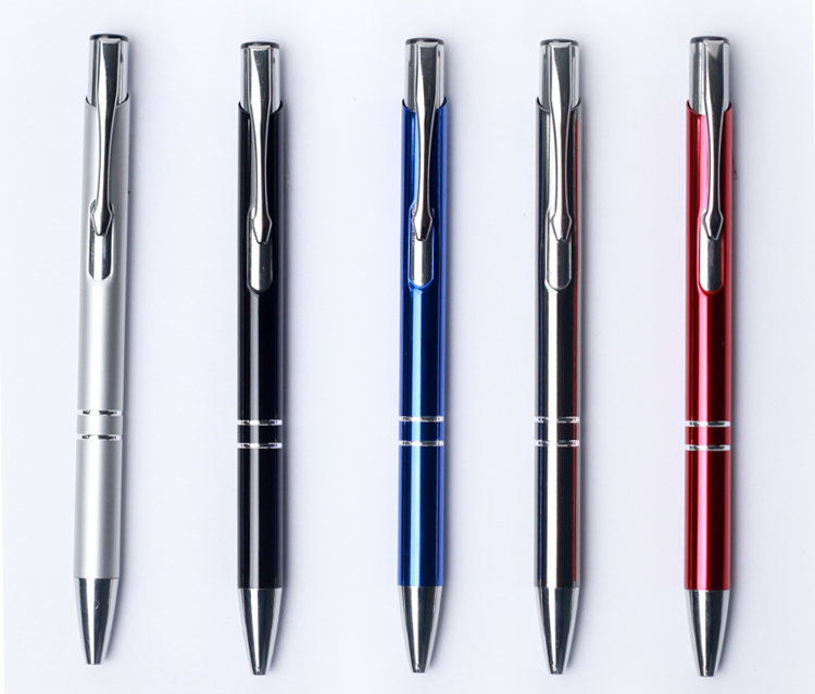 quality Hot personalized custom cheap metal ball point pen Aluminum laser logo Advertising excellent Executive pen