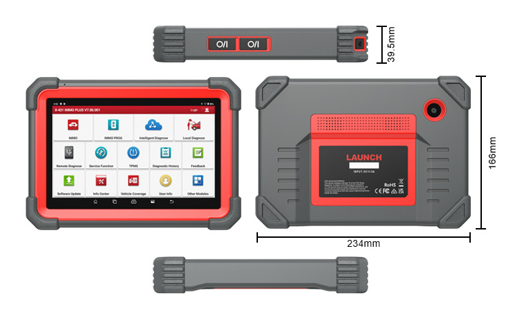 2023 launch x431 immo plus obd2 universal car scanner vehicle diagnostic machine fob zed auto key programmer tool for all cars