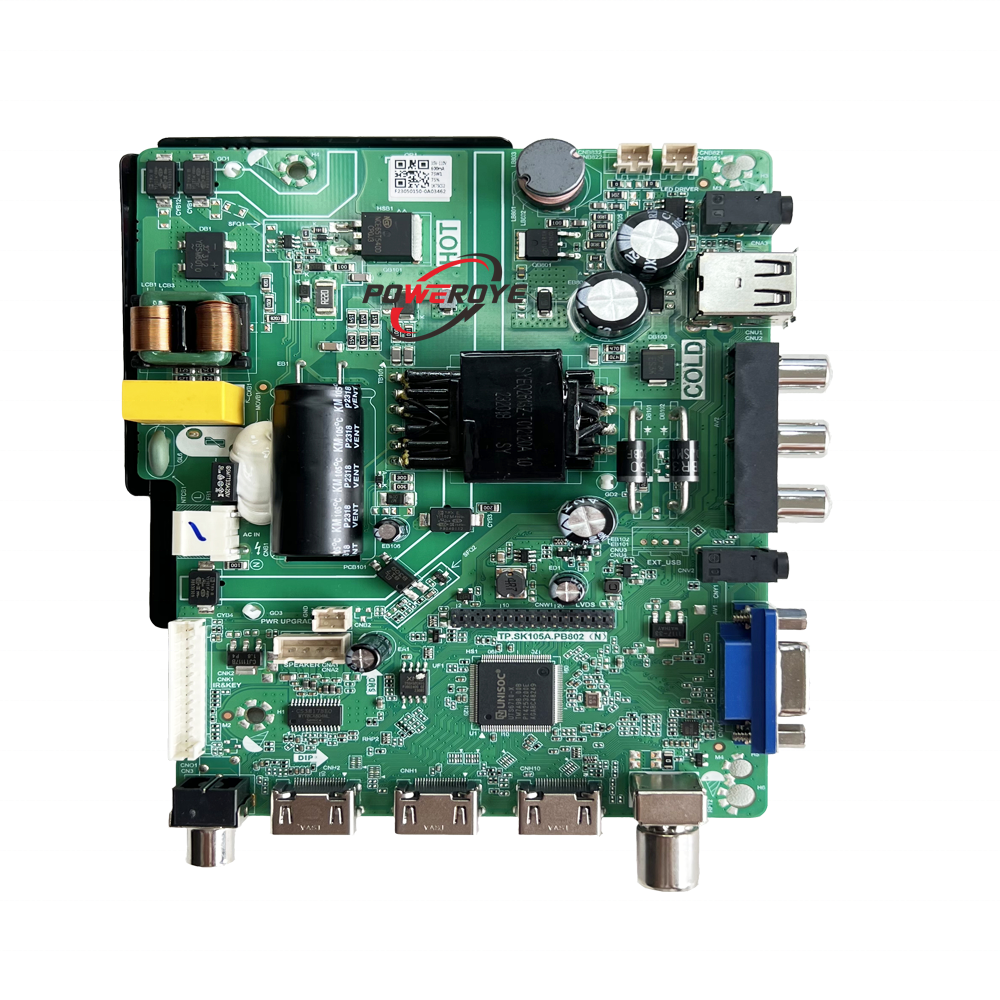 TP.SK105A.PB802 Led TV Pcb Use on 38inches to 43 inches Led TV  High Power 75W  Lcd TV Mainboard  Universal Mother Board