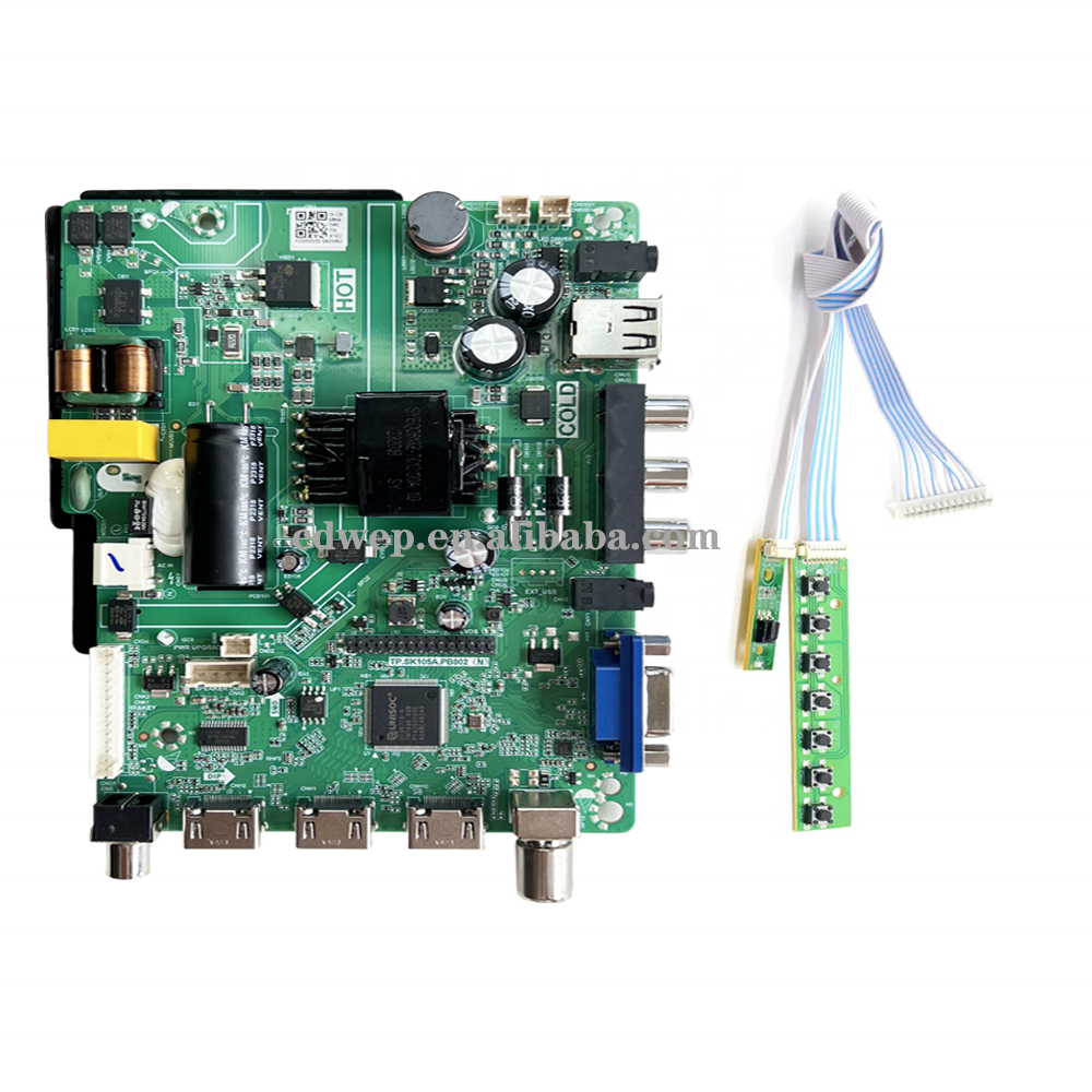 TP.SK105A.PB802 Led TV Pcb Use on 38inches to 43 inches Led TV  High Power 75W  Lcd TV Mainboard  Universal Mother Board