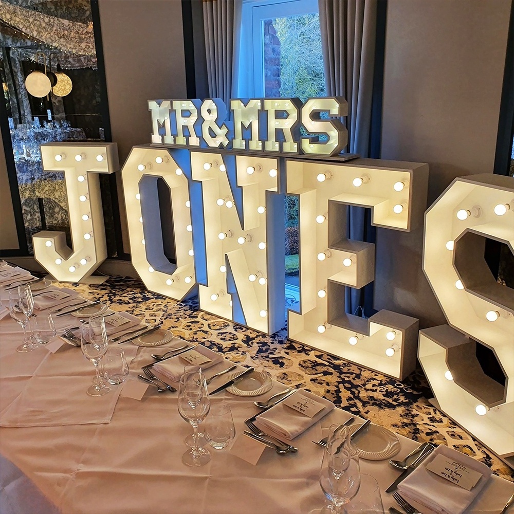 marquee light up letter led numbers 4ft mr and mr sign marry me large big wedding love giant light marquee letter