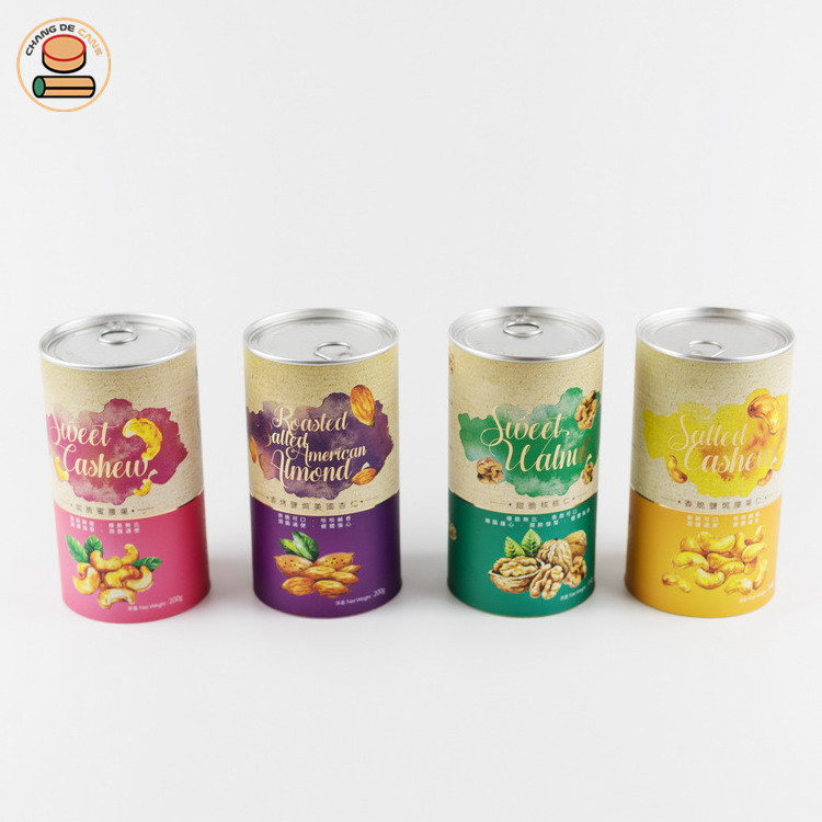 Paper Pringles Potato Chips Tube Packaging Can with chips small round paper tube box